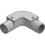 20mm Galvanised Inspection Elbow